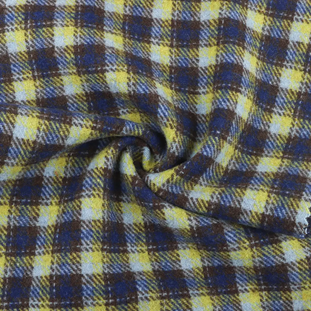 China Fabric for Blazer,Skirt,Overcoat Woolen Twill Woolen Other Wool Check color buy from China wholesaler bulk order at wholesale price free worldwide shipping Alibaba