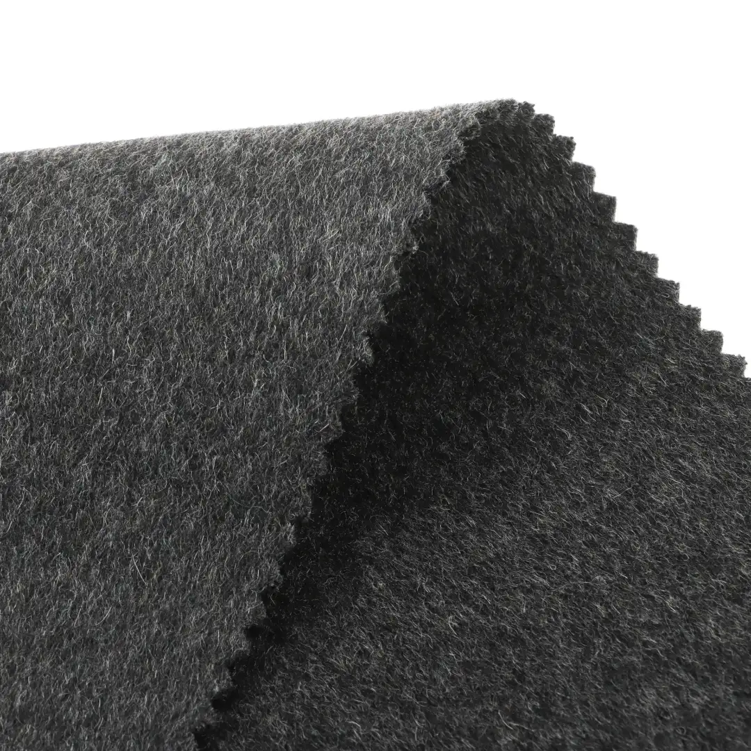 China Fabric for Skirt,Overcoat Woolen Overcoat Woolen Wool Polyester Other Charcoal color buy from China wholesaler bulk order at wholesale price free worldwide shipping Alibaba