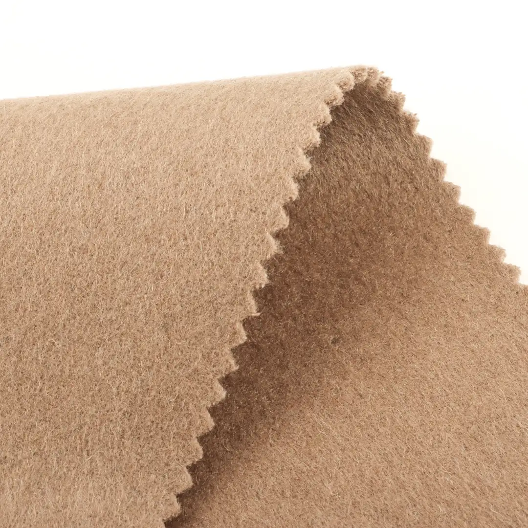 China Fabric for Skirt,Overcoat Woolen Overcoat Woolen Wool Polyester Other Camel color buy from China wholesaler bulk order at wholesale price free worldwide shipping Alibaba