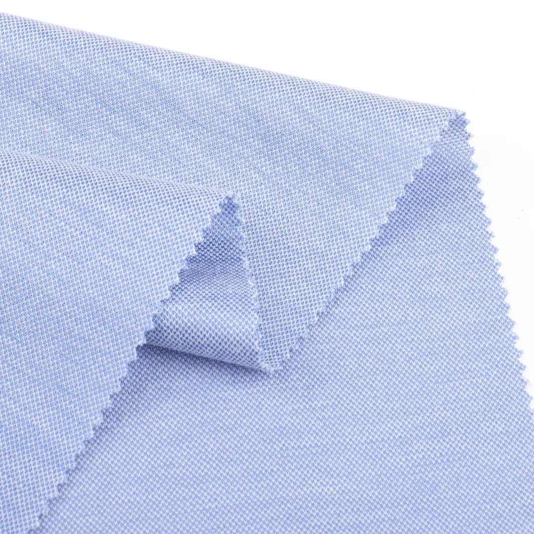 China Fabric for T-Shirt,Polo Shirt,Crop Top Interlock Knit Fabric Polyester Rayon Blue color buy from China wholesaler bulk order at wholesale price free worldwide shipping Alibaba