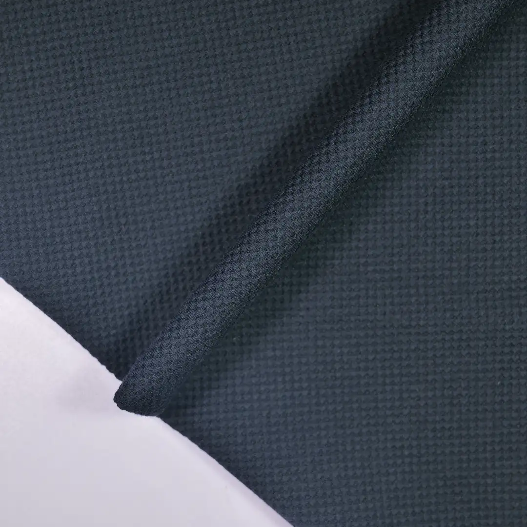 China Fabric for Shirt,Pants,Tank Top,Crop Top,Skirt Jacquard Knit Fabric Polyester Cotton Spandex BLACK color buy from China wholesaler bulk order at wholesale price free worldwide shipping Alibaba