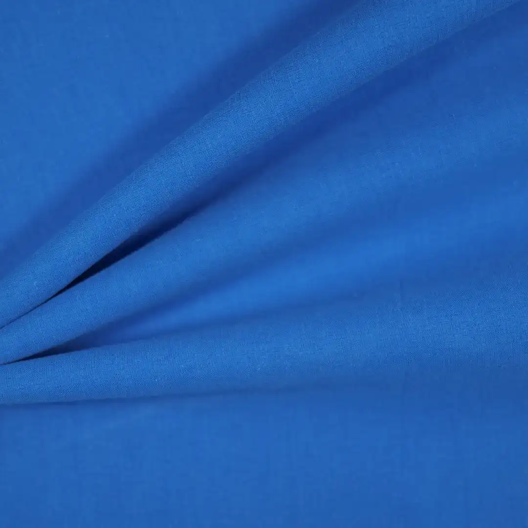 China Fabric for Shirt,Jackets,Trench Coat Cotton/Rayon Plain Woven Blended Fabric Tencel Nylon Flax Cotton Spandex BLUE color buy from China wholesaler bulk order at wholesale price free worldwide shipping Alibaba