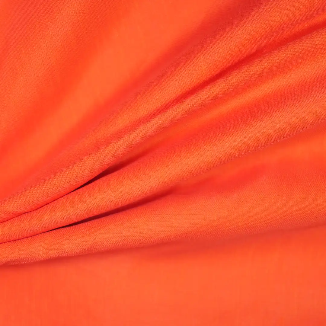 China Fabric for Shirt,Jackets,Trench Coat,Tank Wrap Midi Dress Cotton/Rayon Plain Woven Blended Fabric Nylon Tencel Flax Cotton Tomato Red color buy from China wholesaler bulk order at wholesale price free worldwide shipping Alibaba