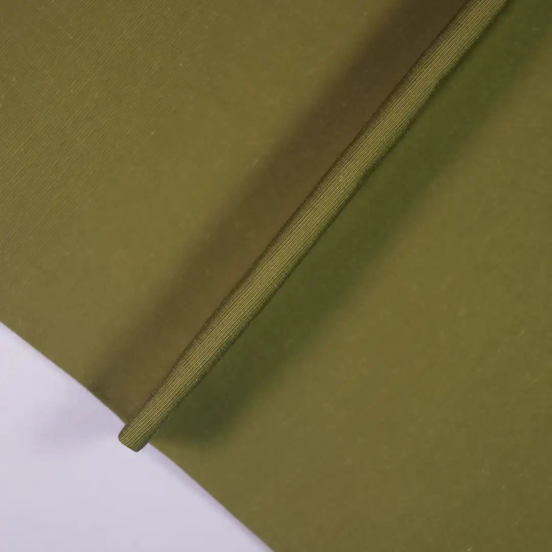 China Fabric for Shirt,Jackets,Trench Coat,Open Waistcoat CVC Poplin Woven Blended Fabric Polyester Bamboo Flax Cotton Modal green color buy from China wholesaler bulk order at wholesale price free worldwide shipping Alibaba