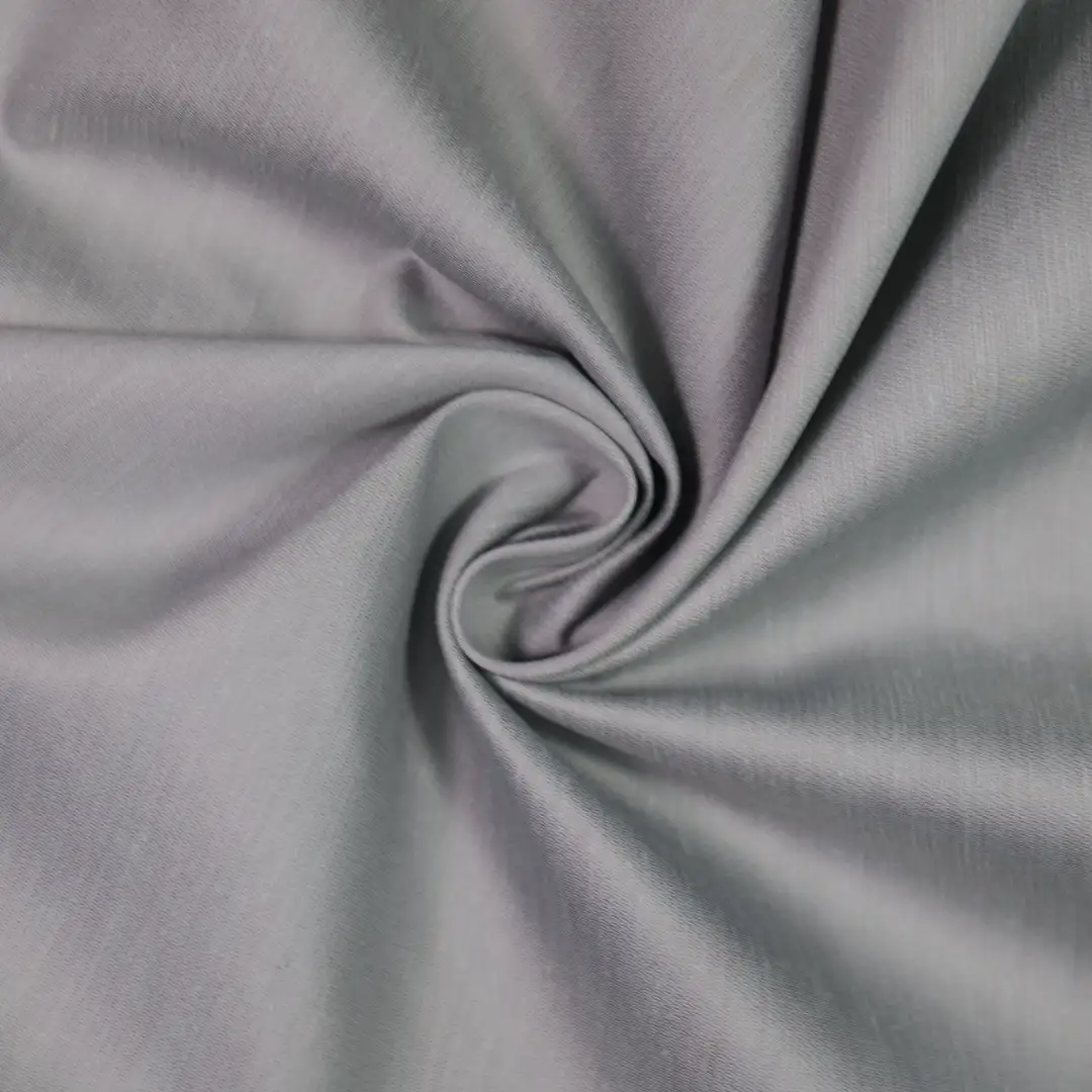China Fabric for Shirt,Pants,Blouse,Trench Coat Cotton/Rayon Plain Woven Blended Fabric Tencel Flax Cotton Nylon grey color buy from China wholesaler bulk order at wholesale price free worldwide shipping Alibaba