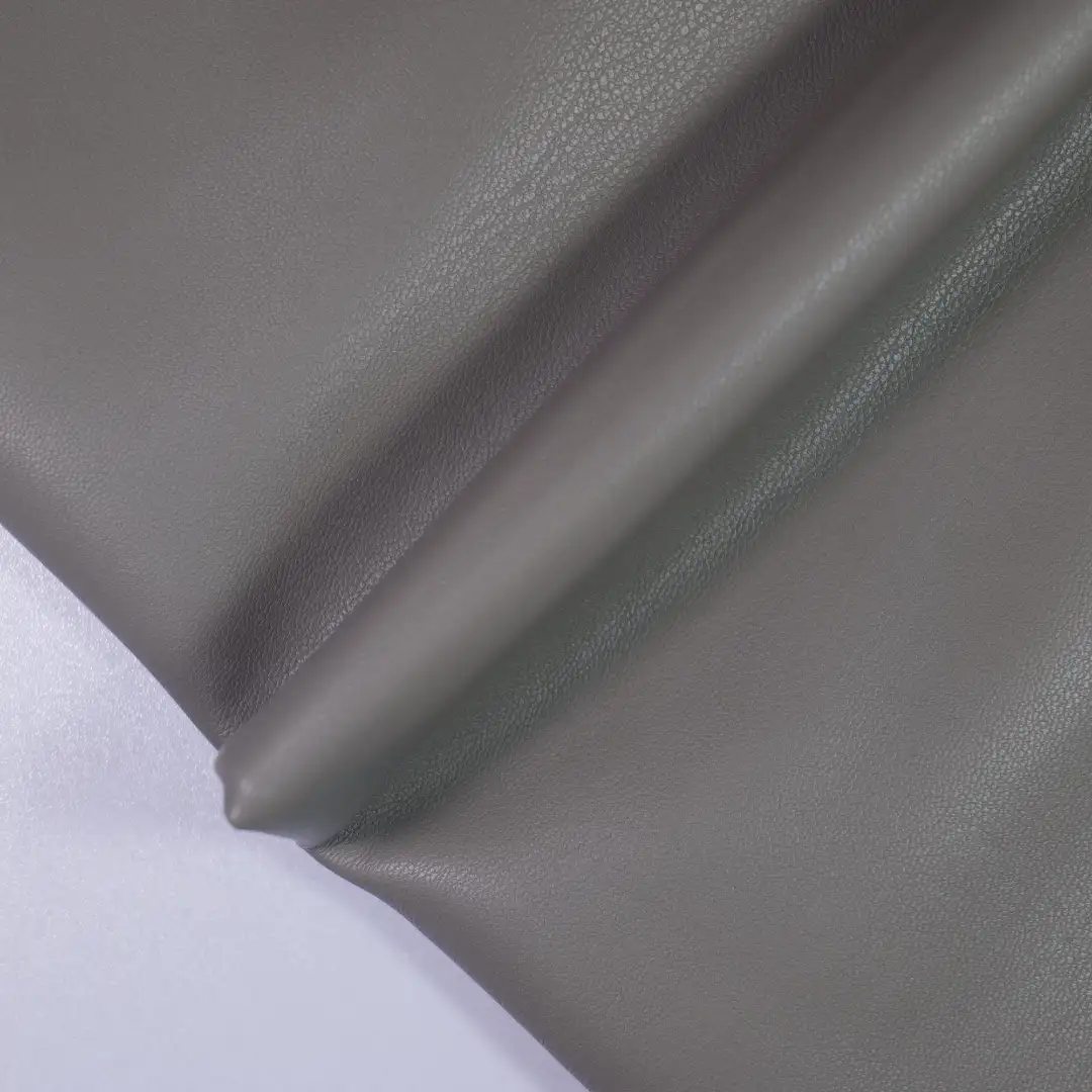 China Fabric for Jackets,Skirt,Bomber jacket Fake Fur Synthetic Woven Fabric Polyurethane----PU grey color buy from China wholesaler bulk order at wholesale price free worldwide shipping Alibaba