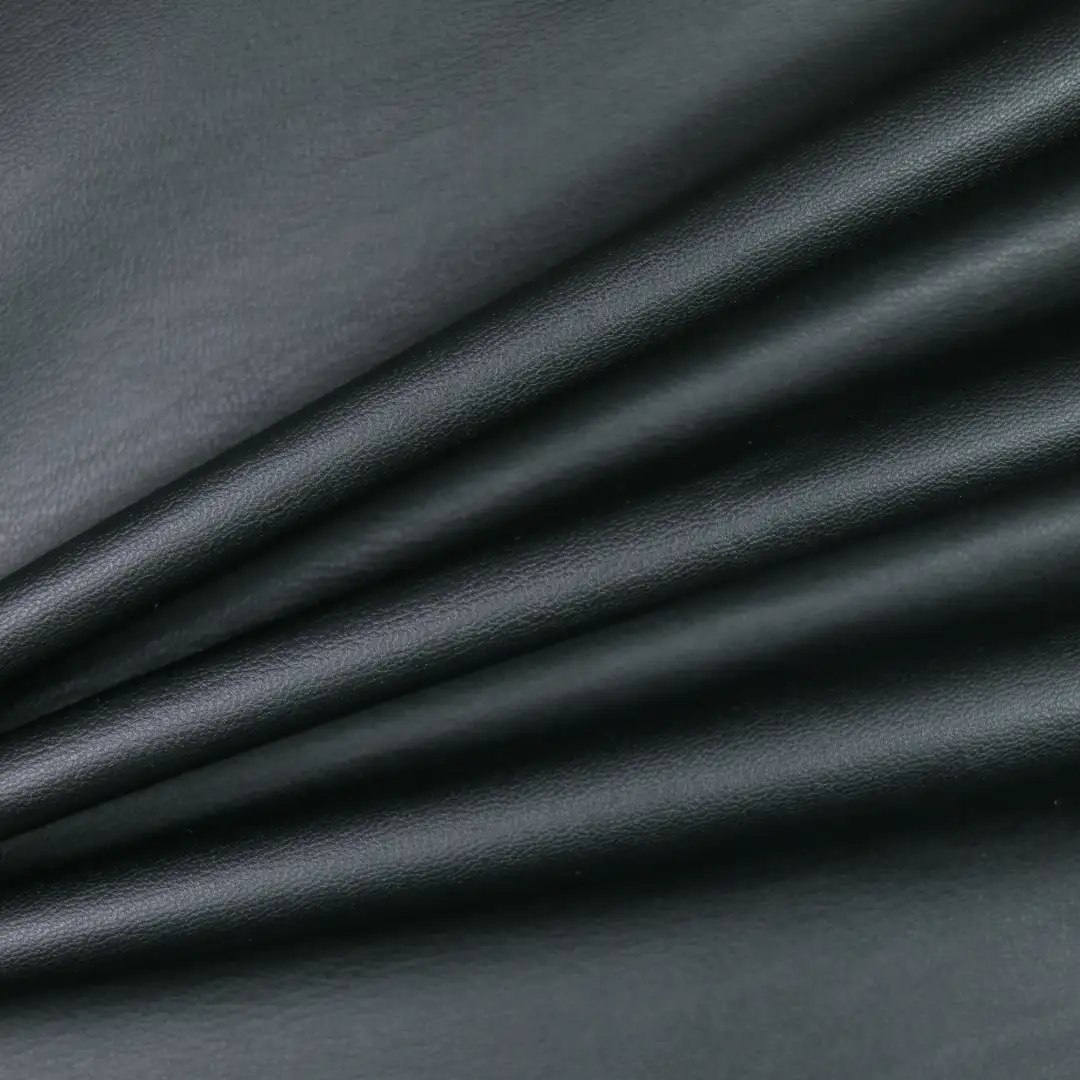 China Fabric for Jackets,Skirt,Overcoat Fake Fur Synthetic Woven Fabric Polyurethane----PU BLACK color buy from China wholesaler bulk order at wholesale price free worldwide shipping Alibaba