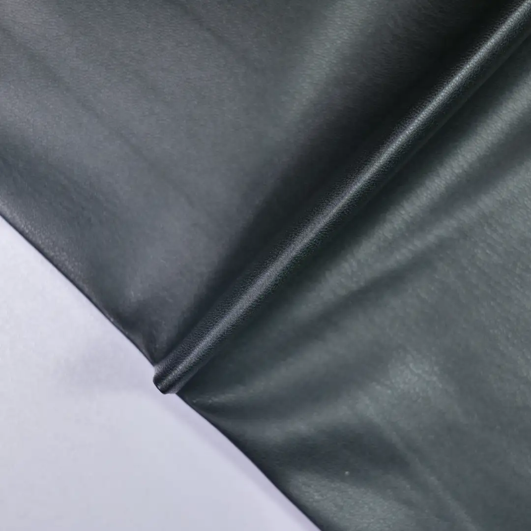 China Fabric for Jackets,Skirt Fake Fur Synthetic Woven Fabric Polyurethane----PU BLACK color buy from China wholesaler bulk order at wholesale price free worldwide shipping Alibaba