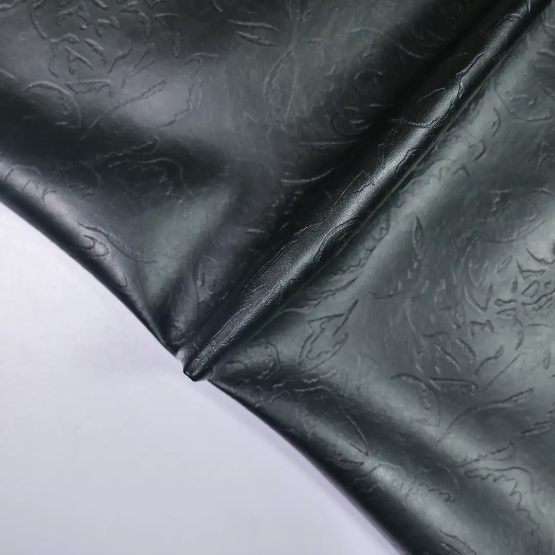 China Fabric for Jackets,Skirt,Overcoat Fake Fur Synthetic Woven Fabric Polyurethane----PU BLACK color buy from China wholesaler bulk order at wholesale price free worldwide shipping Alibaba