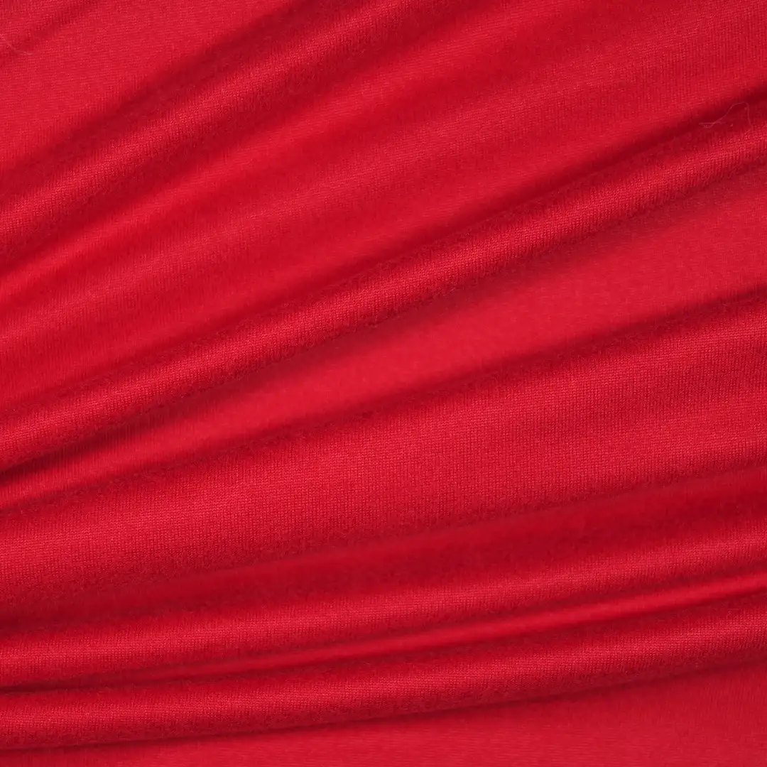 China Fabric for T-Shirt,Skirt,Tank Midi Dress,Tier Midi Shirt Dress Single Jersey Knit Fabric Polyester Spandex red color buy from China wholesaler bulk order at wholesale price free worldwide shipping Alibaba