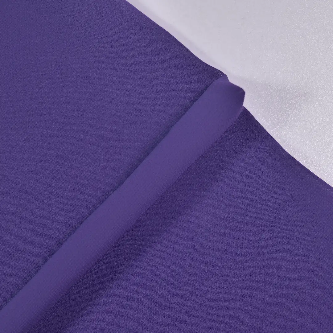 China Fabric for Shirt,Tank Top,Skirt Chiffon Synthetic Woven Fabric Polyester urple color buy from China wholesaler bulk order at wholesale price free worldwide shipping Alibaba