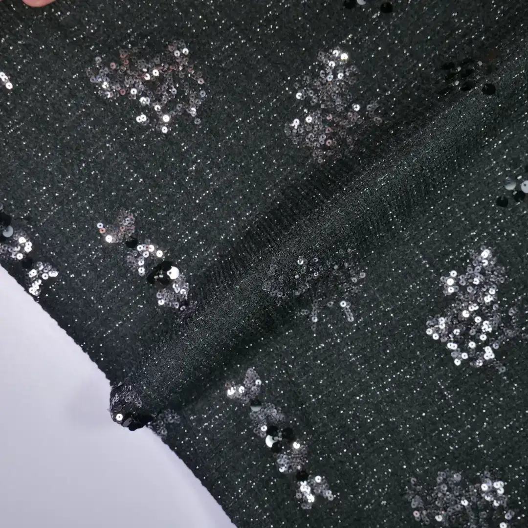 China Fabric for Shirt,Skirt,Strap Midi Dress,Tank Midi Dress Jacquard Woven Blended Fabric Polyester Wool Lurex Spandex black color buy from China wholesaler bulk order at wholesale price free worldwide shipping Alibaba