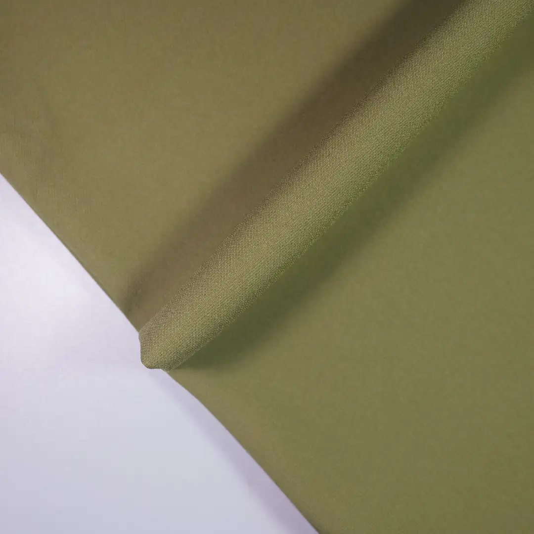 China Fabric for Jackets,Skirt,Trench Coat Twill Woven Blended Fabric Polyester Spandex green color buy from China wholesaler bulk order at wholesale price free worldwide shipping Alibaba