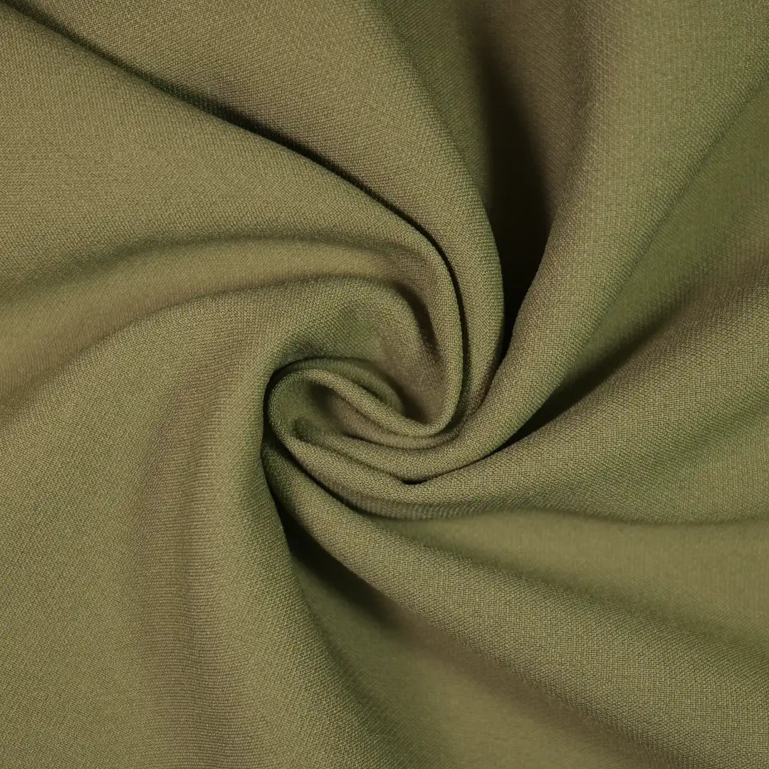 China Fabric for Jackets,Skirt,Trench Coat Twill Woven Blended Fabric Polyester Spandex green color buy from China wholesaler bulk order at wholesale price free worldwide shipping Alibaba