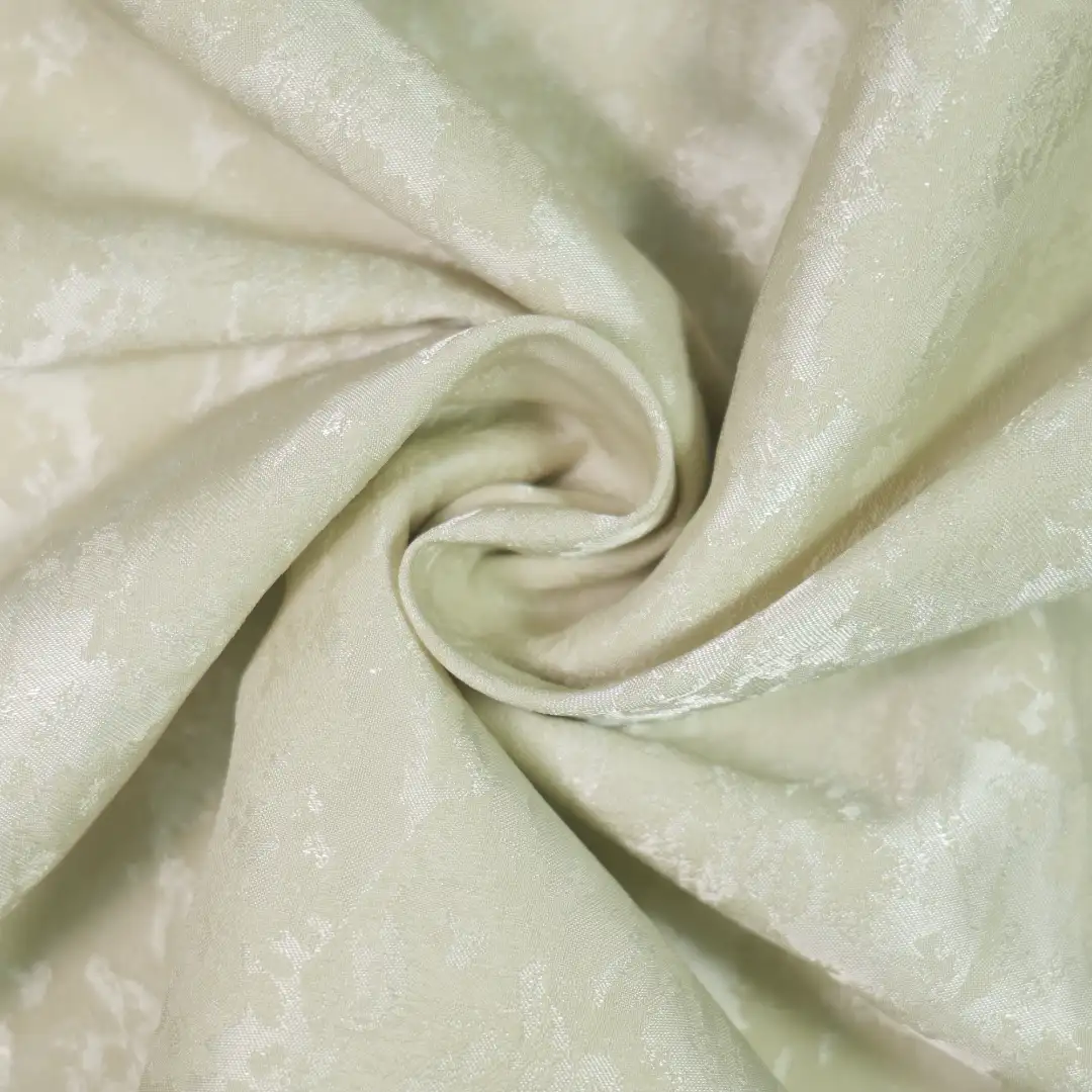 China Fabric for Shirt,Skirt,Gathered Strappy Mini Dress,Backless Beach Dress Jacquard Woven Blended Fabric Polyester Spandex off-white color buy from China wholesaler bulk order at wholesale price free worldwide shipping Alibaba