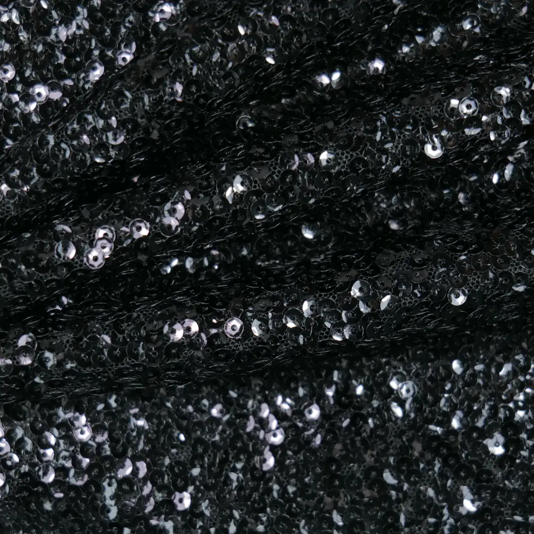 China Fabric for Skirt,Kids Puff Sleeve Tier Dress,Kids Long Strappy Cake Dress,Kids Strapless Transparent Tulle Skirt Sequined Mesh Fabric Knit Fabric Polyester black color buy from China wholesaler bulk order at wholesale price free worldwide shipping Alibaba