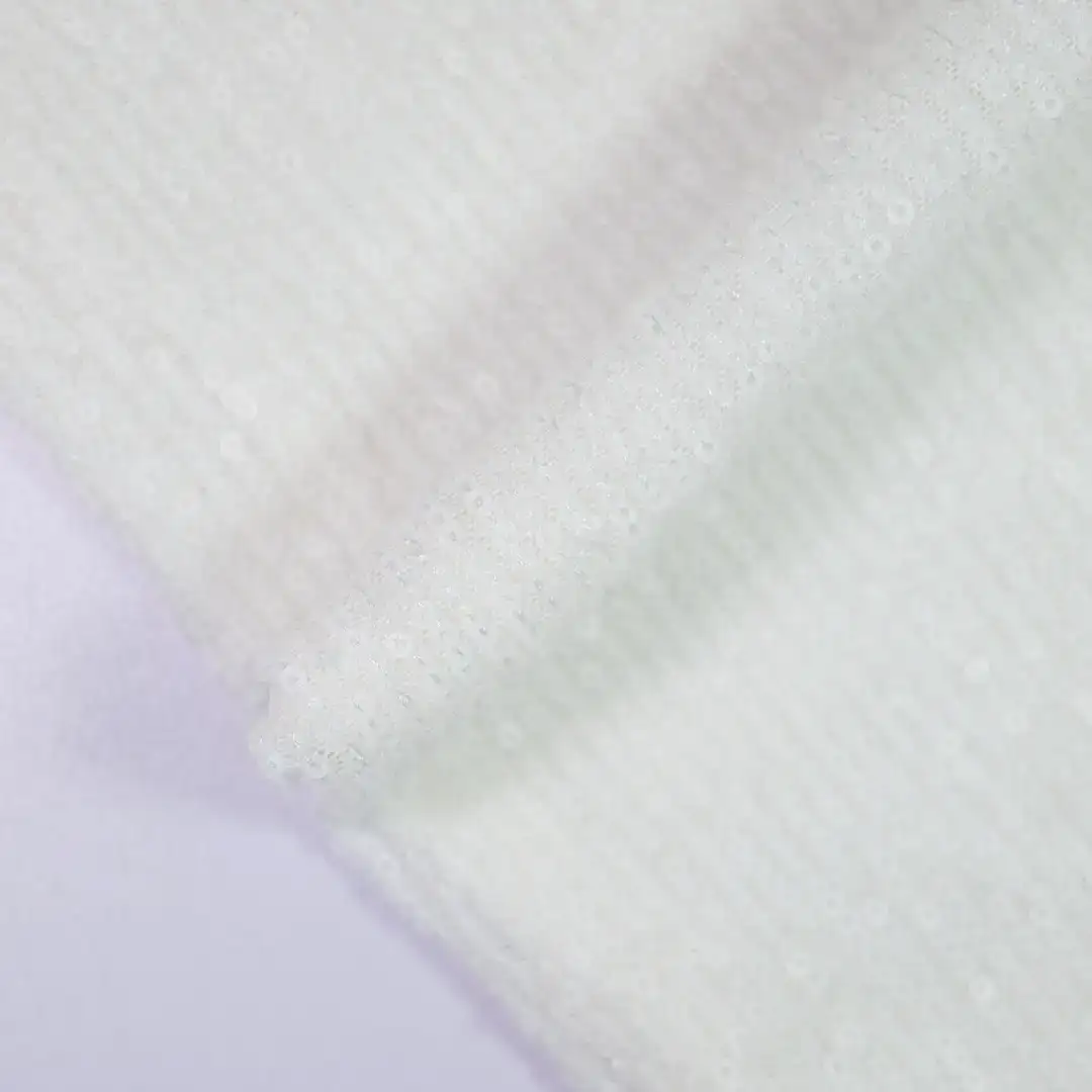 China Fabric for Skirt,Kids Sleeveless Tutu Dress Sequined Mesh Fabric Knit Fabric Polyester Spandex white color buy from China wholesaler bulk order at wholesale price free worldwide shipping Alibaba