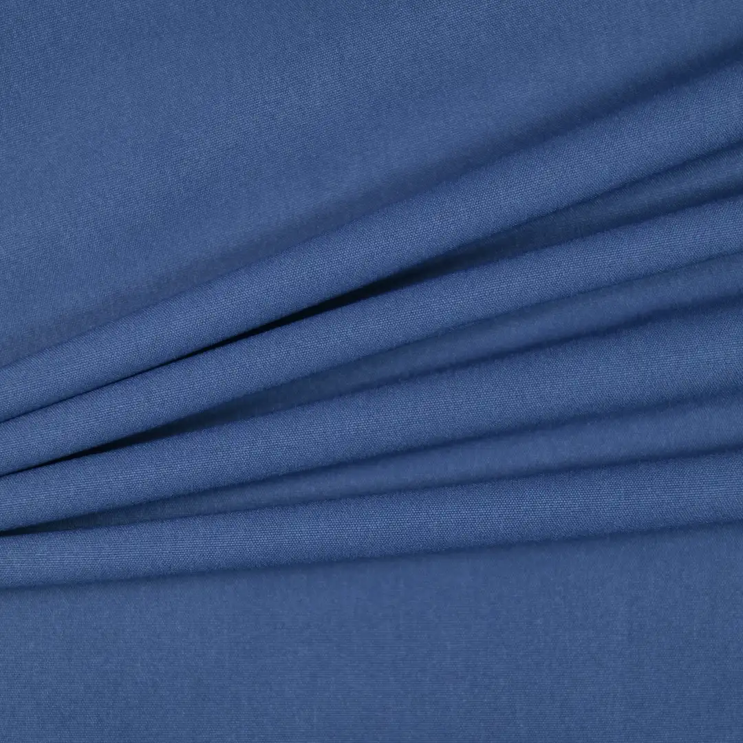 China Fabric for Shirt,Skirt,Ruffle Shirt Dress Cotton/Rayon Plain Woven Blended Fabric Bamboo Nylon Linen Cotton Spandex blue color buy from China wholesaler bulk order at wholesale price free worldwide shipping Alibaba