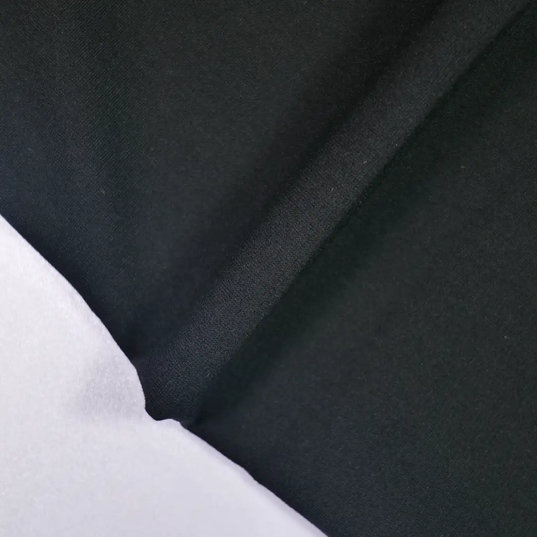 China Fabric for Skirt,Open Cardigan (Sweater),Long Sleeve Base Layer Top Ponte Roma Knit Fabric Rayon Nylon Spandex black color buy from China wholesaler bulk order at wholesale price free worldwide shipping Alibaba