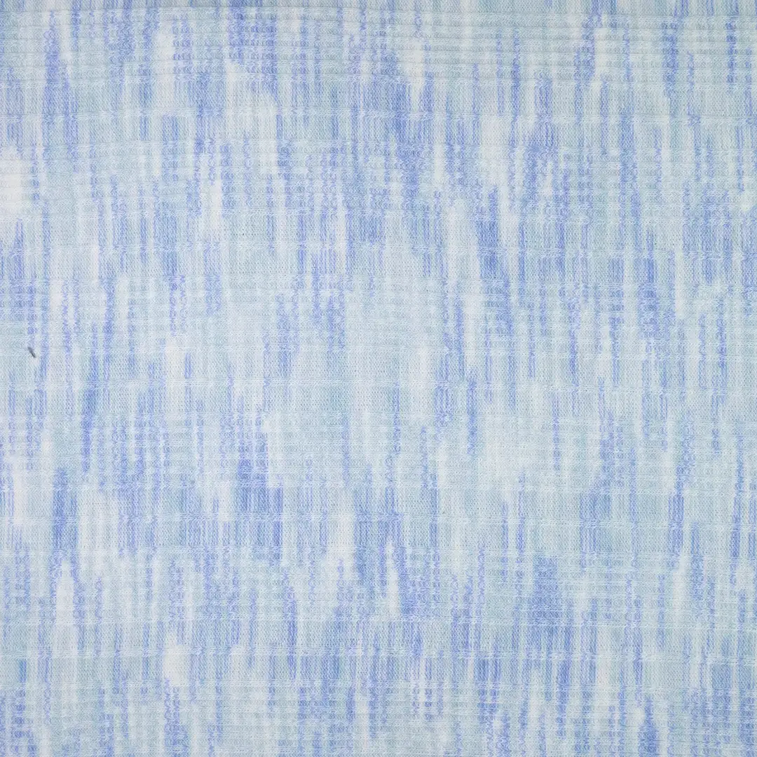 China Fabric for Hoodie  (Sweater),Dresses (Pullover) (Sweater),Single Button Cardigan (Sweater Rib Knit Fabric Polyester Rayon Spandex blue color buy from China wholesaler bulk order at wholesale price free worldwide shipping Alibaba