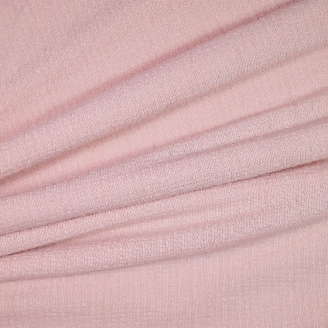 China Fabric for T-Shirt,Skirt,Long Sleeve Base Layer Top Crepe Knit Fabric Polyester Spandex pink color buy from China wholesaler bulk order at wholesale price free worldwide shipping Alibaba