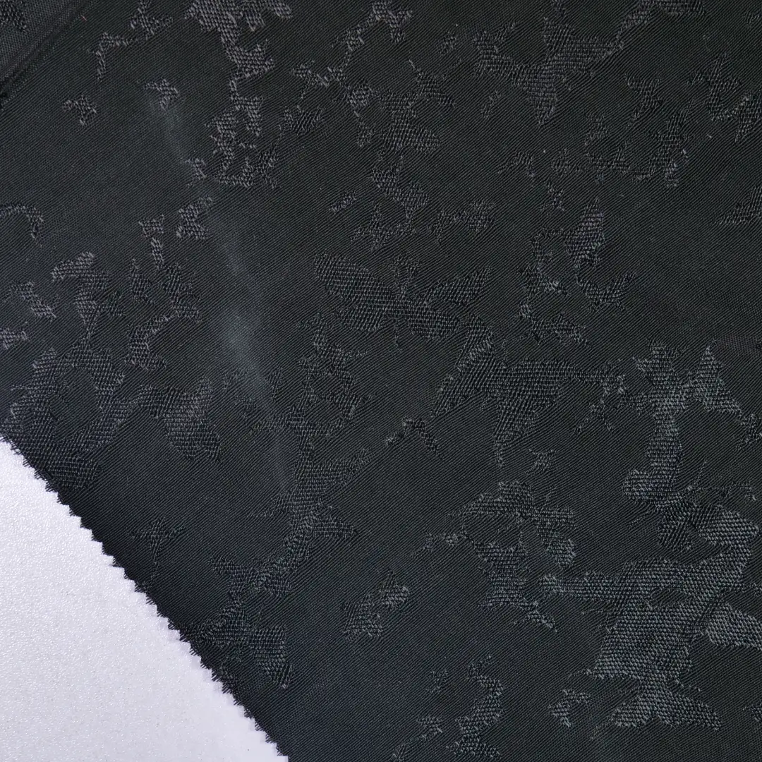 China Fabric for Shirt,Blouse,Crop Top,Skirt Jacquard Woven Blended Fabric Tencel Viscose BLACK color buy from China wholesaler bulk order at wholesale price free worldwide shipping Alibaba