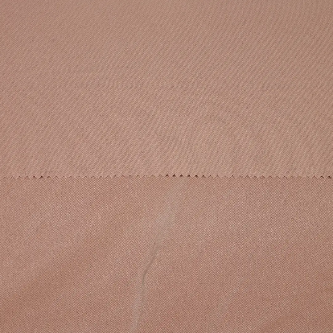 China Fabric for Shirt,Pants,Blouse,Crop Top,Skirt Four-way Stretch (Bi-Stretch) Woven Blended Fabric Polyester Spandex Salmon color buy from China wholesaler bulk order at wholesale price free worldwide shipping Alibaba