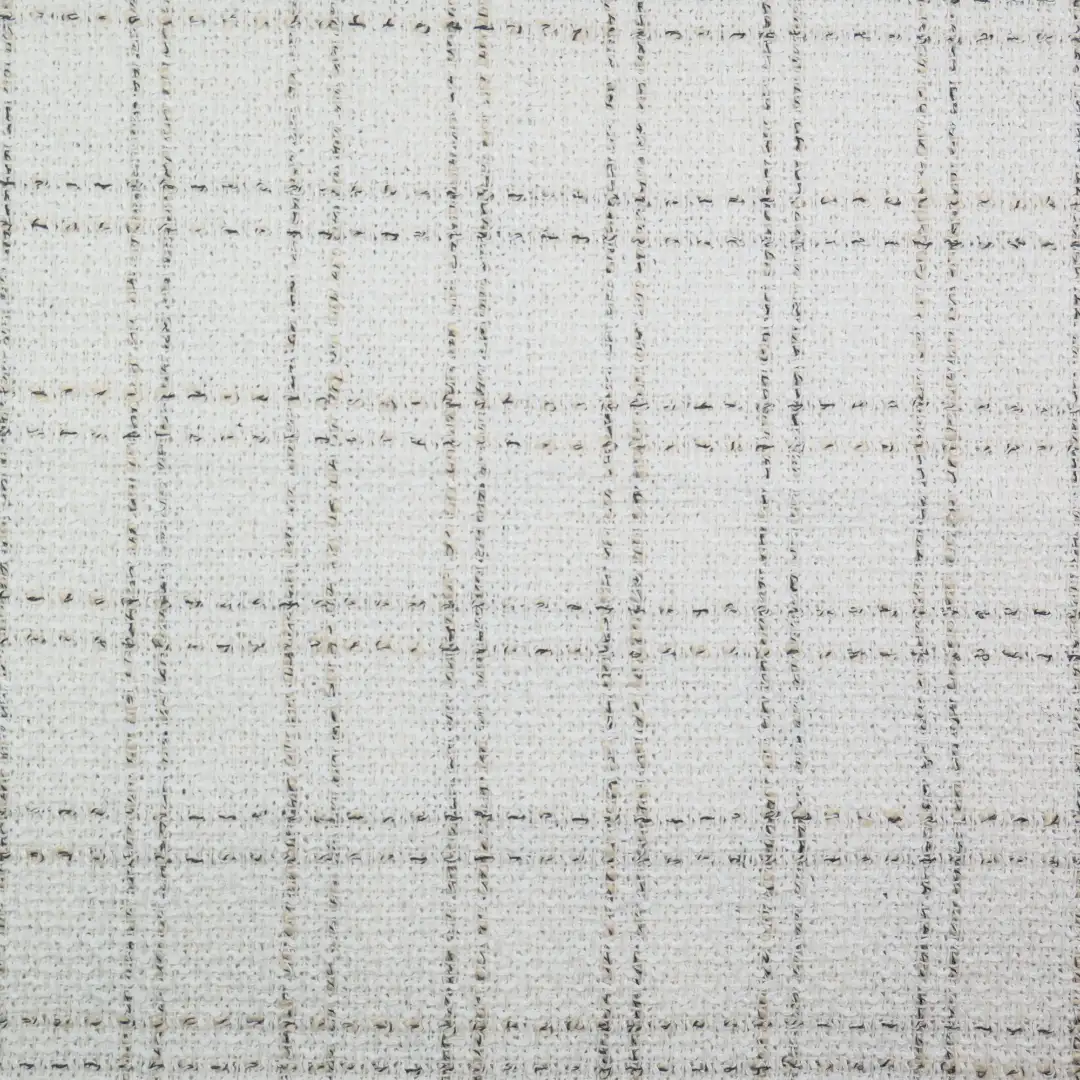 China Fabric for Jackets,Skirt,Suit,Bubble-Sleeve Crop Top,Kids Cloak Style Short Coat Chanel-Style Fabric Woolen Polyester white color buy from China wholesaler bulk order at wholesale price free worldwide shipping Alibaba