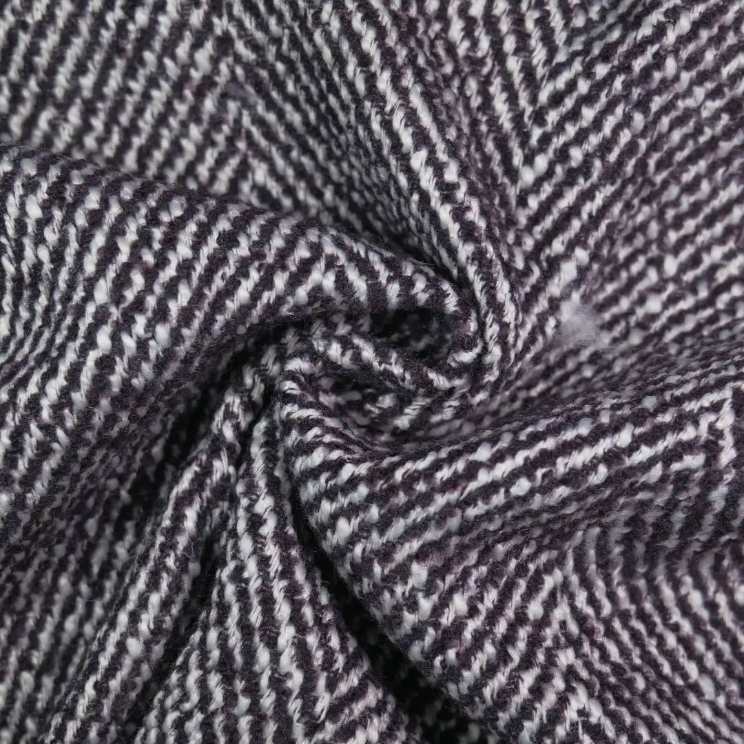 China Fabric for Skirt,Overcoat,Uniform Woolen Tweed Woolen Polyester Wool Purplish red color buy from China wholesaler bulk order at wholesale price free worldwide shipping Alibaba