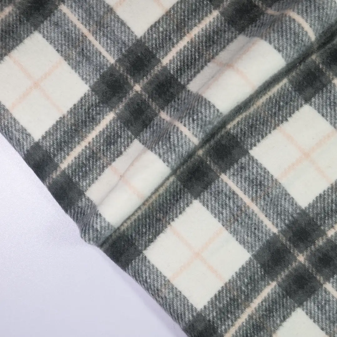 China Fabric for Pants,Skirt,Overcoat,Double-Breasted Coat Yarn Dyed Check Synthetic Woven Fabric Polyester white color buy from China wholesaler bulk order at wholesale price free worldwide shipping Alibaba