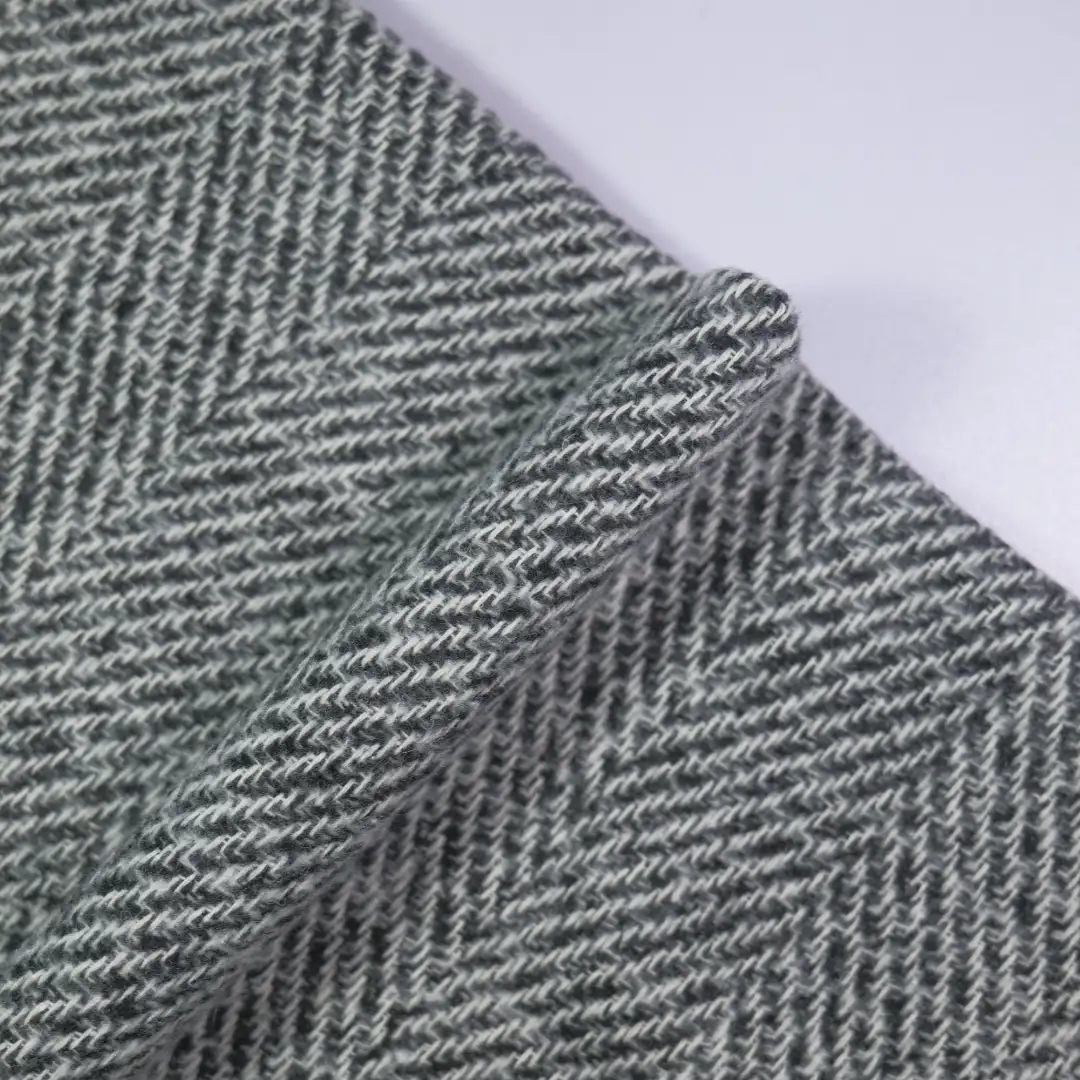 China Fabric for Skirt,Overcoat,Suit Woolen Tweed Woolen Polyester grey color buy from China wholesaler bulk order at wholesale price free worldwide shipping Alibaba
