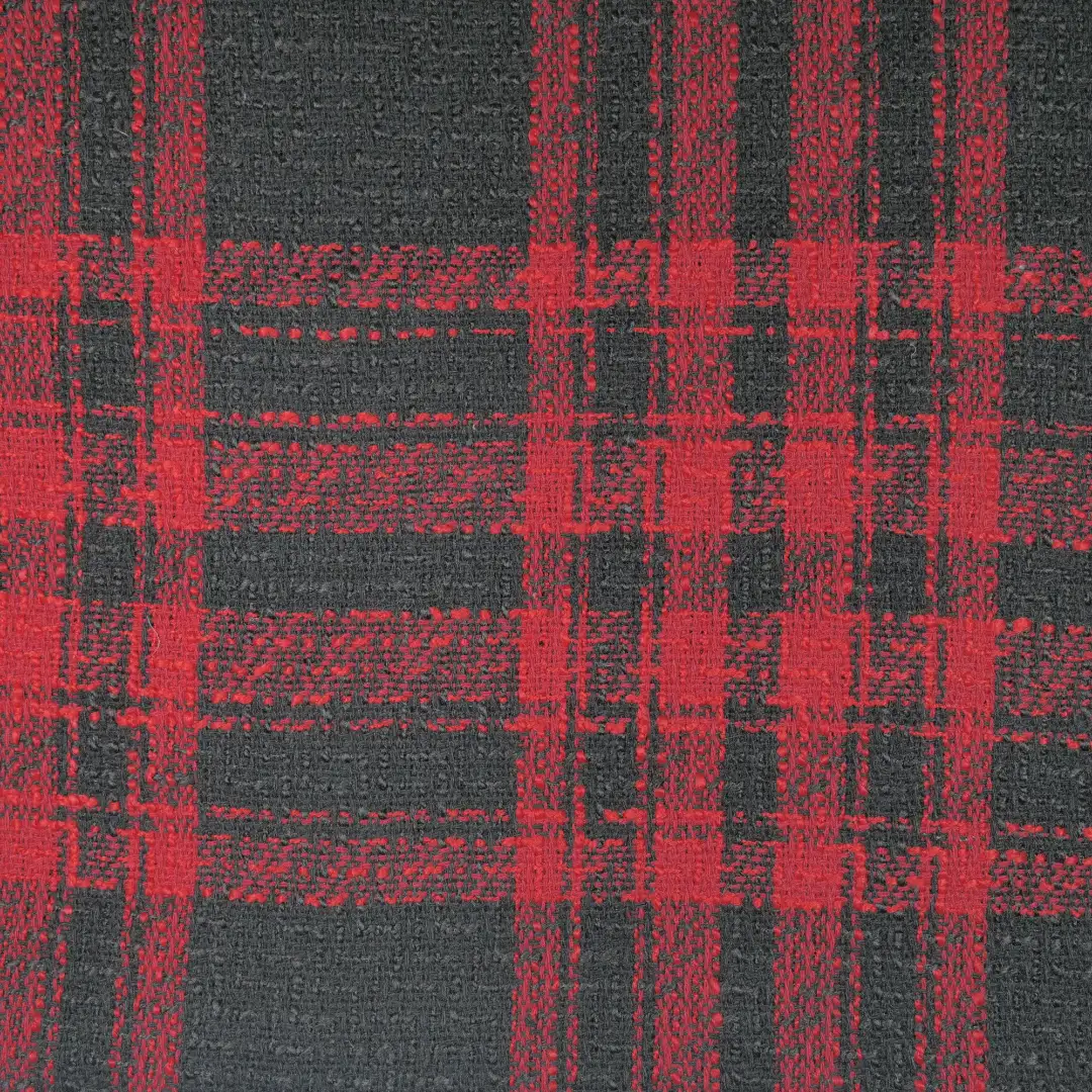 China Fabric for Blouse,Skirt,Overcoat,Suit Chanel-Style Fabric Woolen Polyester Red color buy from China wholesaler bulk order at wholesale price free worldwide shipping Alibaba