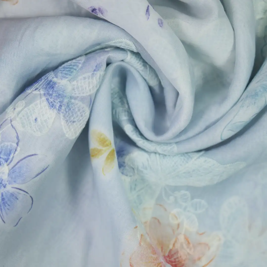 China Fabric for Skirt,Backless Beach Dress,Shawl Frill Collar Short Sleeve Dress,Tank Midi Dress Tencel-nylon Interwoven Fabric Woven Blended Fabric Tencel Nylon blue color buy from China wholesaler bulk order at wholesale price free worldwide shipping Alibaba