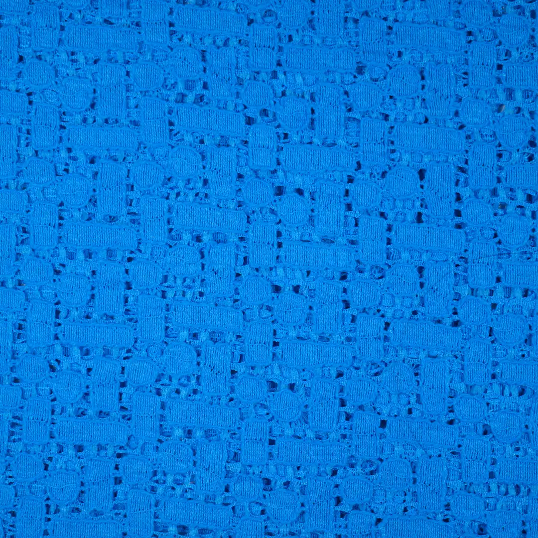 China Fabric for Kids Drop Shoulder Sleeve Pleated Lace Coat,Kids Lace Trim Dress,Lace-Up V-Neck Crop Top,Ladies Pleated Lace Shorts Lace Knit Fabric Cotton Nylon blue color buy from China wholesaler bulk order at wholesale price free worldwide shipping Alibaba