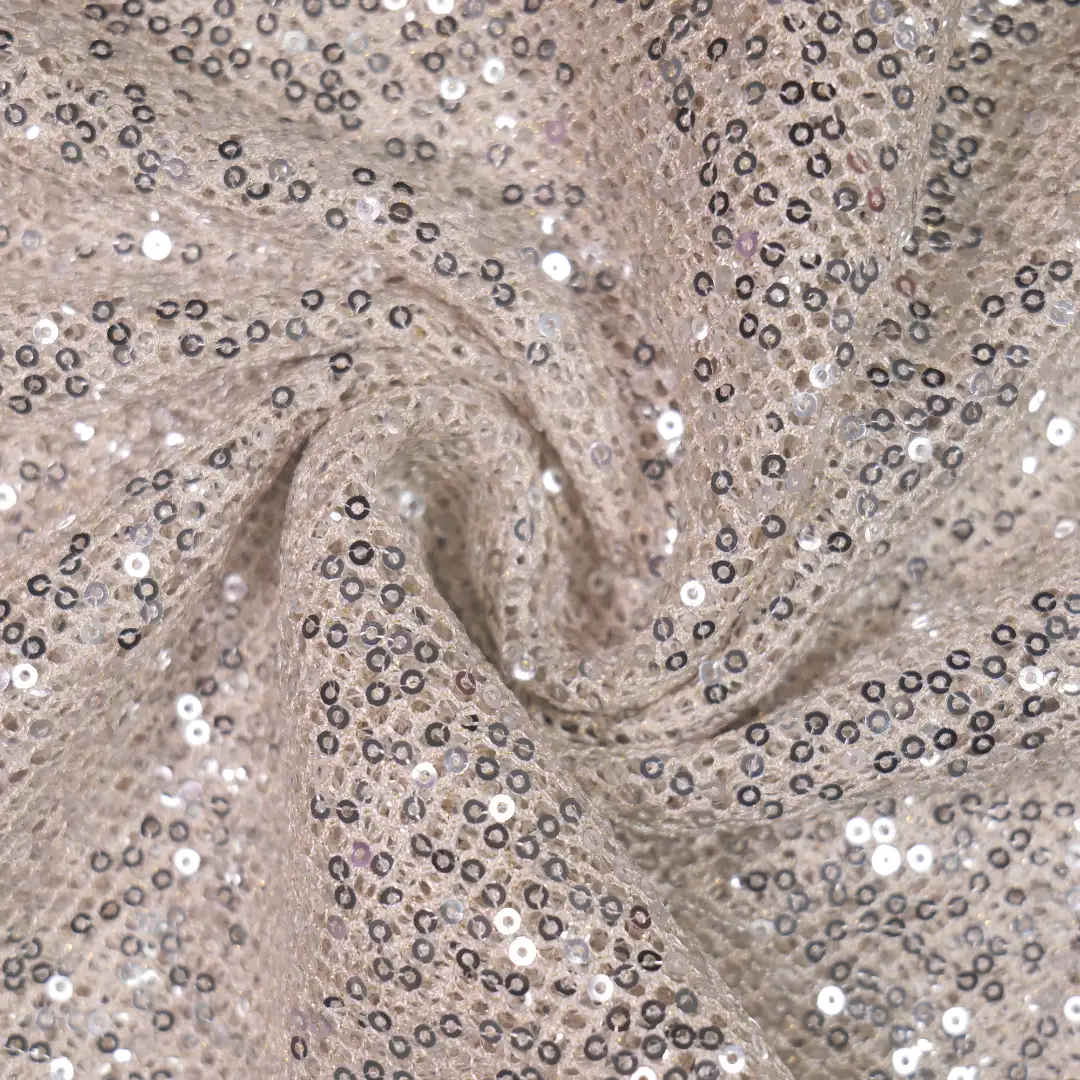 China Fabric for Skirt,Interlining Mesh Knit Fabric Polyester Cotton Beige color buy from China wholesaler bulk order at wholesale price free worldwide shipping Alibaba