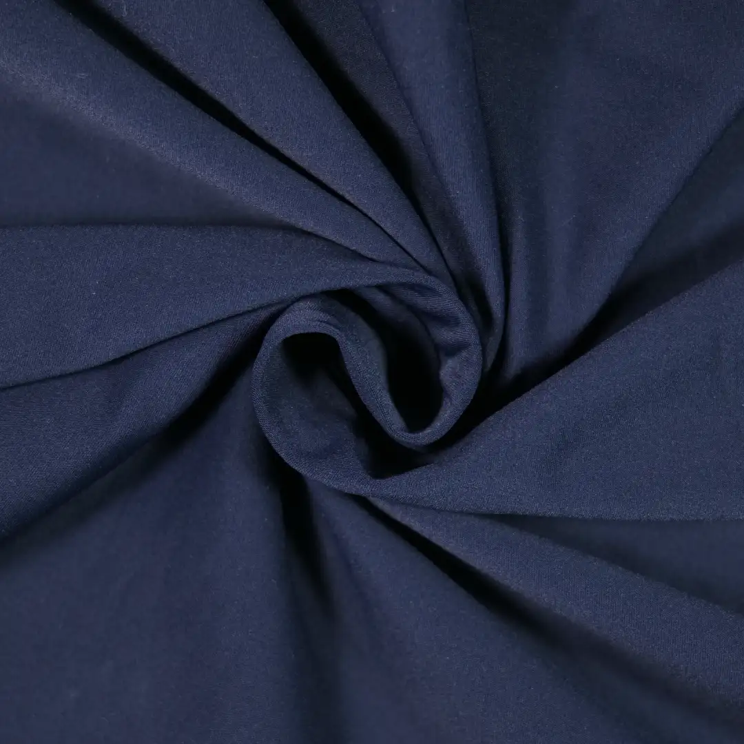 China Fabric for T-Shirt,Skirt,Backless Beach Dress,Tank Midi Dress Four-way Stretch (Bi-Stretch) Knit Fabric Nylon Spandex dark blue color buy from China wholesaler bulk order at wholesale price free worldwide shipping Alibaba
