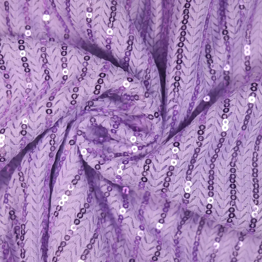 China Fabric for Skirt,Ruffle Tier Mini Skirt Mesh Knit Fabric Polyester Purple color buy from China wholesaler bulk order at wholesale price free worldwide shipping Alibaba