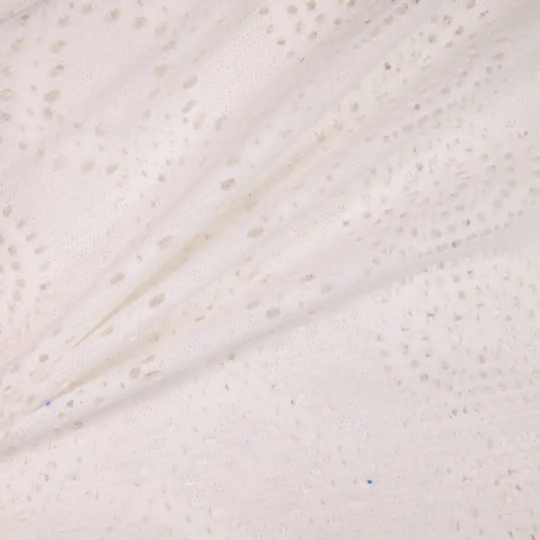 China Fabric for Skirt,Ladies Long Ruffle A-Line Skirt,Kids Peter Pan Collar Dress Mesh Knit Fabric Cotton Polyester white color buy from China wholesaler bulk order at wholesale price free worldwide shipping Alibaba