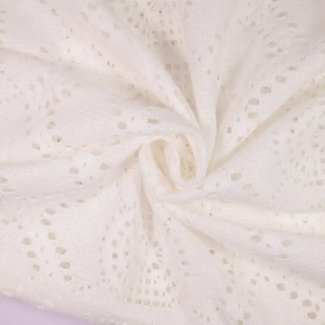 China Fabric for Skirt,Ladies Long Ruffle A-Line Skirt,Kids Peter Pan Collar Dress Mesh Knit Fabric Cotton Polyester white color buy from China wholesaler bulk order at wholesale price free worldwide shipping Alibaba