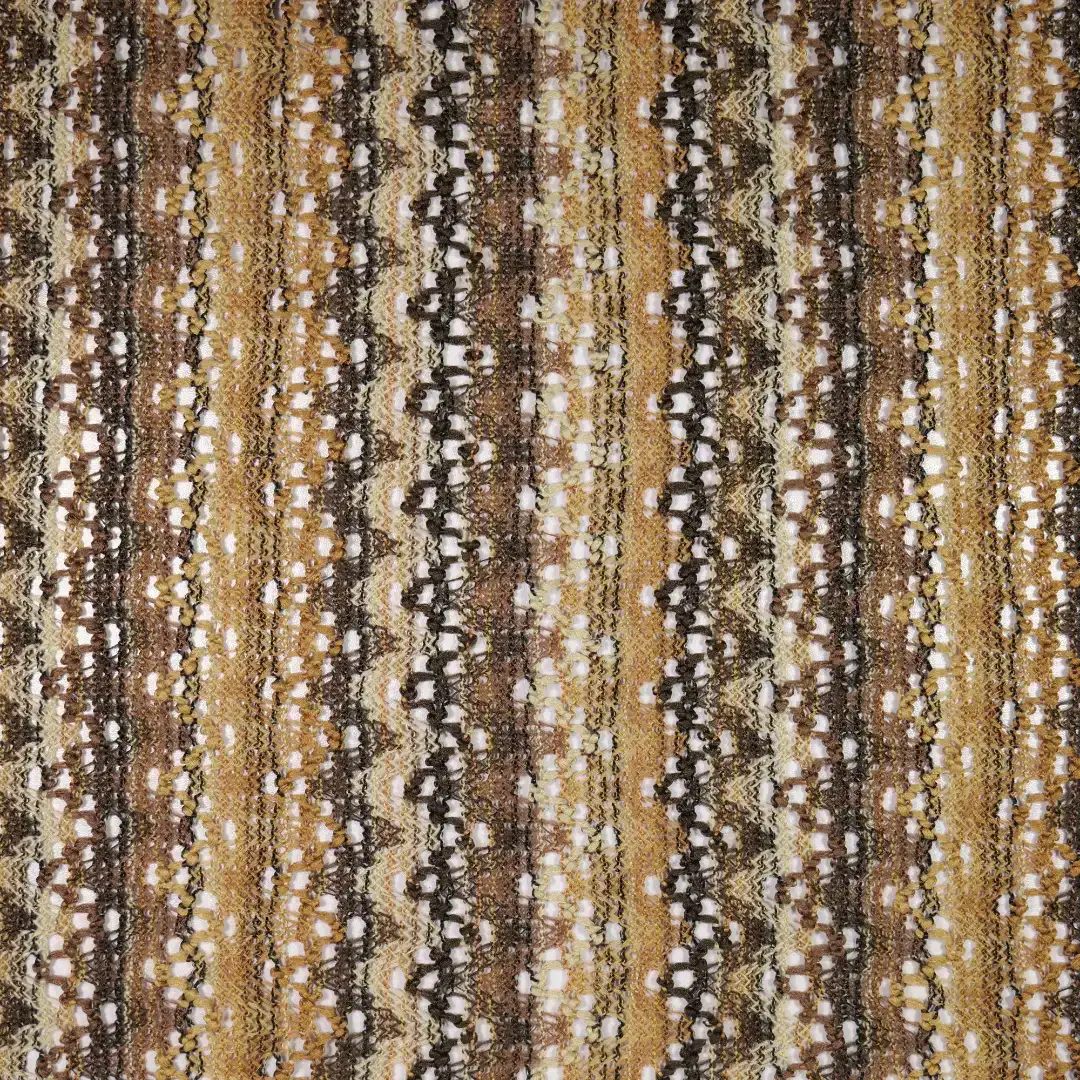 China Fabric for Shirt,Skirt Mesh Knit Fabric Polyester Cotton brown color buy from China wholesaler bulk order at wholesale price free worldwide shipping Alibaba
