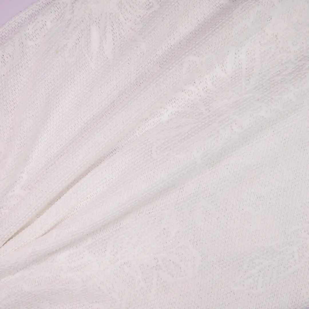 China Fabric for Shirt,Skirt Jacquard Knit Fabric Polyester White color buy from China wholesaler bulk order at wholesale price free worldwide shipping Alibaba