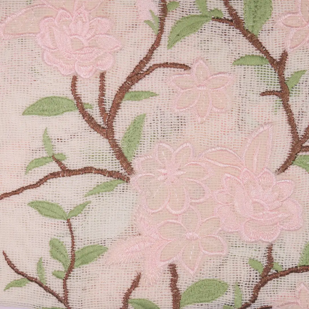 China Fabric for Shirt Mesh Knit Fabric Polyester Cotton pink color buy from China wholesaler bulk order at wholesale price free worldwide shipping Alibaba
