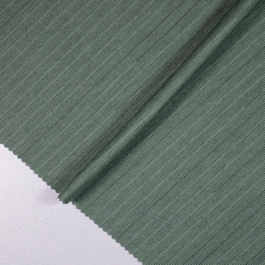 China Fabric for Shirt,Pants,Shorts Jacquard Knit Fabric Polyester Rayon Green color buy from China wholesaler bulk order at wholesale price free worldwide shipping Alibaba
