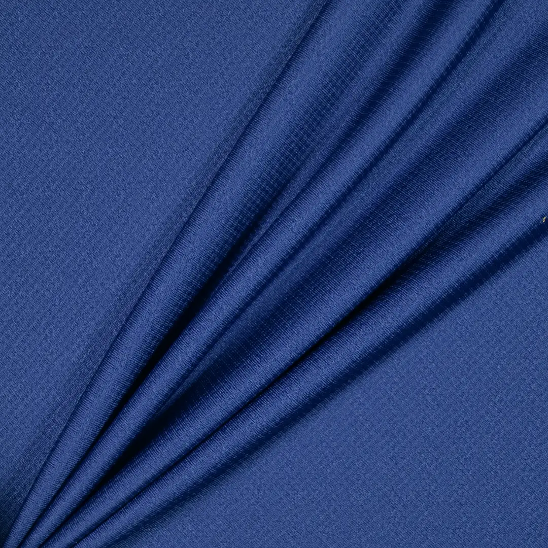 China Fabric for T-Shirt,Skirt,Yoga Clothes,Interlining Mesh Knit Fabric Polyester Spandex Navy color buy from China wholesaler bulk order at wholesale price free worldwide shipping Alibaba