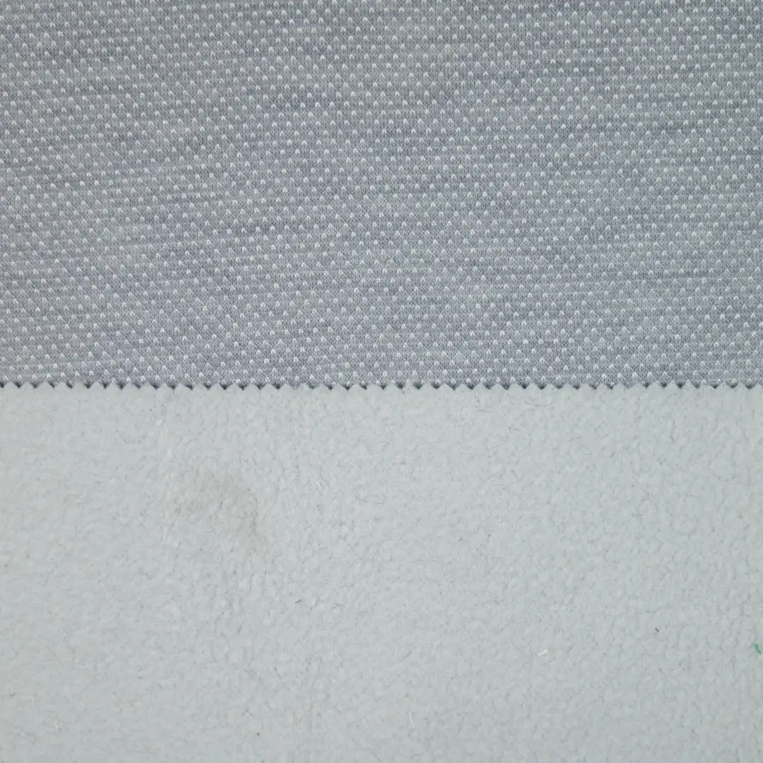 China Fabric for Jackets,Blouse,Hoodie,Padded Jacket Polar Fleece Knit Fabric Polyester Spandex light grey color buy from China wholesaler bulk order at wholesale price free worldwide shipping Alibaba