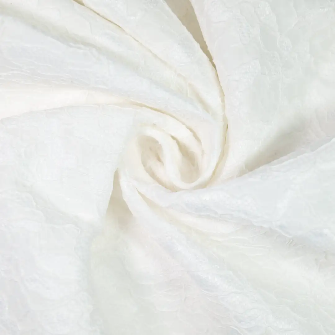 China Fabric for Skirt,Backless Beach Dress,Kids Lace Trim Dress Lace Knit Fabric Cotton Nylon Rayon white color buy from China wholesaler bulk order at wholesale price free worldwide shipping Alibaba