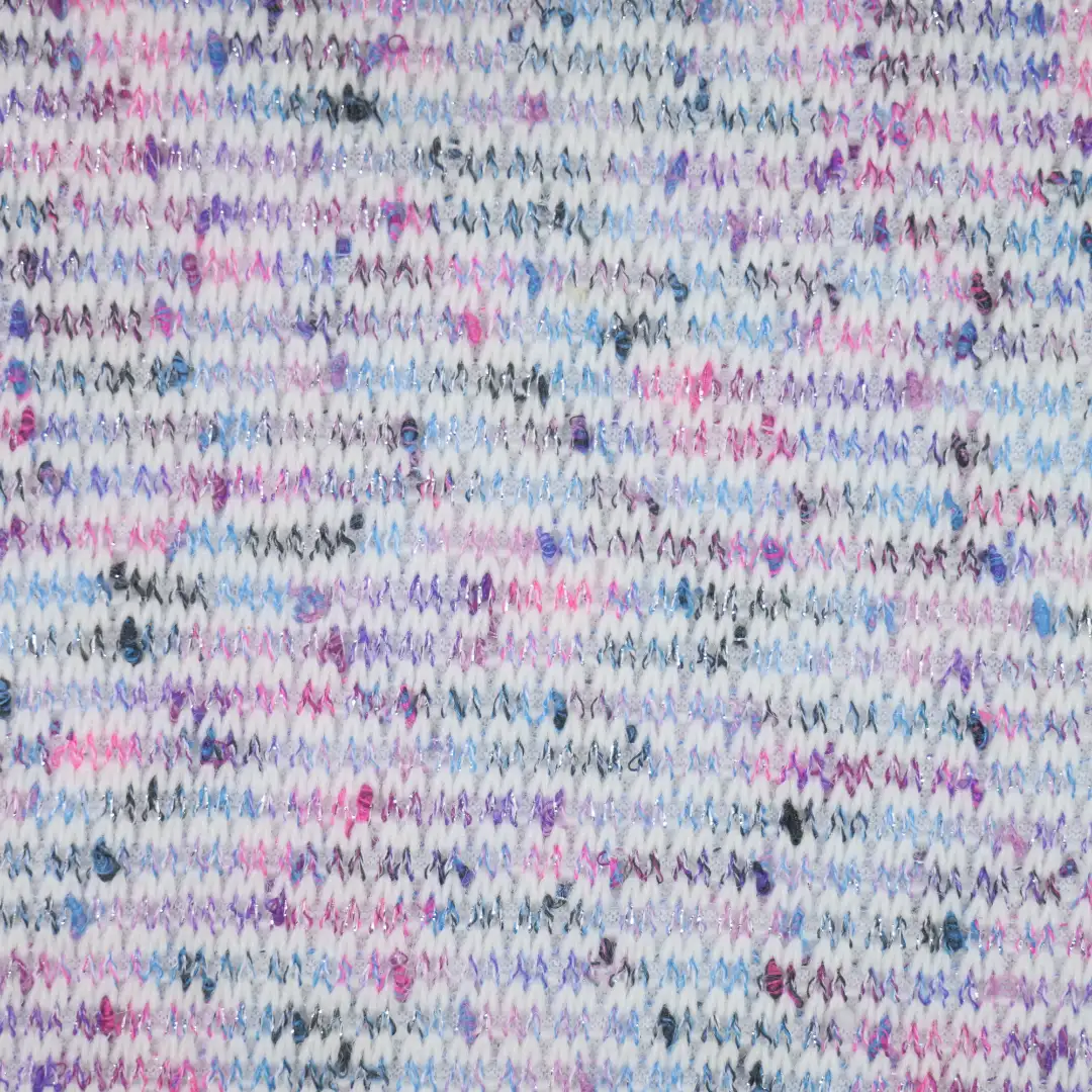 China Fabric for Open Cardigan (Sweater),Round Neck Pullover (Sweater),Crew Neck Pullover (Sweater),Crop Top Pullover (Sweater) Woolen Tweed Woolen Polyester Spandex METALLIC GOLD Acrylic Purple color buy from China wholesaler bulk order at wholesale price free worldwide shipping Alibaba