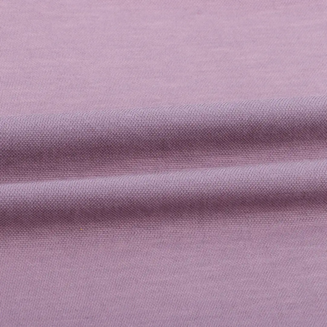 China Fabric for Polo Shirt,T-shirt (Sweater),Tracksuits Pique Knit Fabric Rayon Nylon Purple color buy from China wholesaler bulk order at wholesale price free worldwide shipping Alibaba