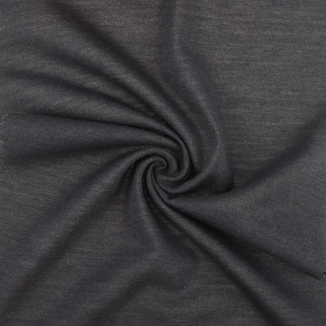 China Fabric for T-shirt (Sweater),Cami Top (Sweater) Single Jersey Knit Fabric Polyester Cotton Rayon Charcoal color buy from China wholesaler bulk order at wholesale price free worldwide shipping Alibaba