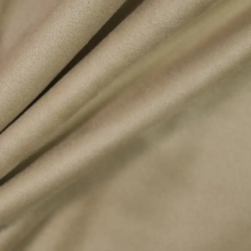 China Fabric for Jackets,Trench Coat,Overcoat Suede Woven Blended Fabric Polyester Elastane COFFEE color buy from China wholesaler bulk order at wholesale price free worldwide shipping Alibaba